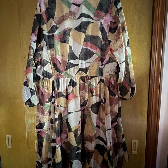 Torrid Multicolor Ruffle Trim Blouse - Picture 7 of 8